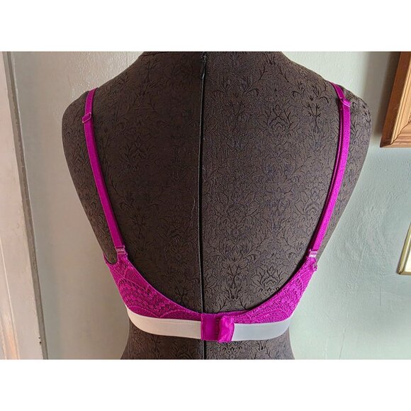 Victorias Secret Pink Lace Demi Double 34C - Picture 3 of 6